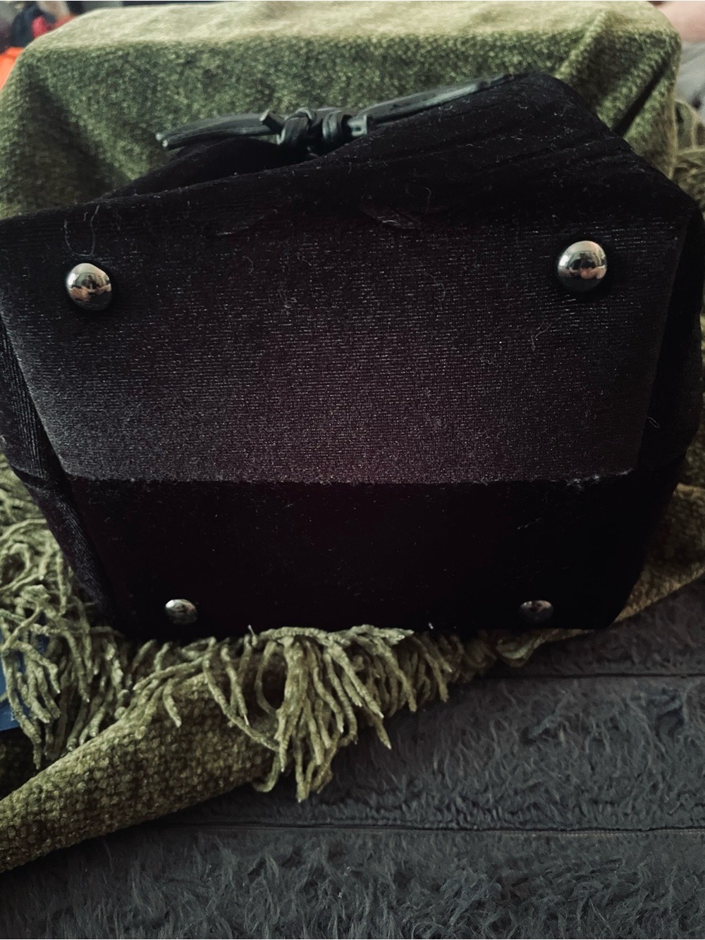 EXCLUSIVE Loungefly Disney NBC Jack Skellington Velvet Bucket Bag NWT - Picture 3 of 6